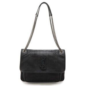 Saint Laurent Paris YSL Yves Niki Chain Shoulder Bag